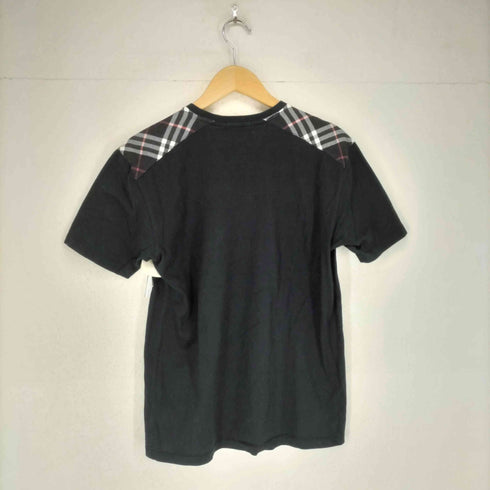 バーバリーブラックレーベル BURBERRY BLACK LABEL チェック Vネックカットソー メンズ  3